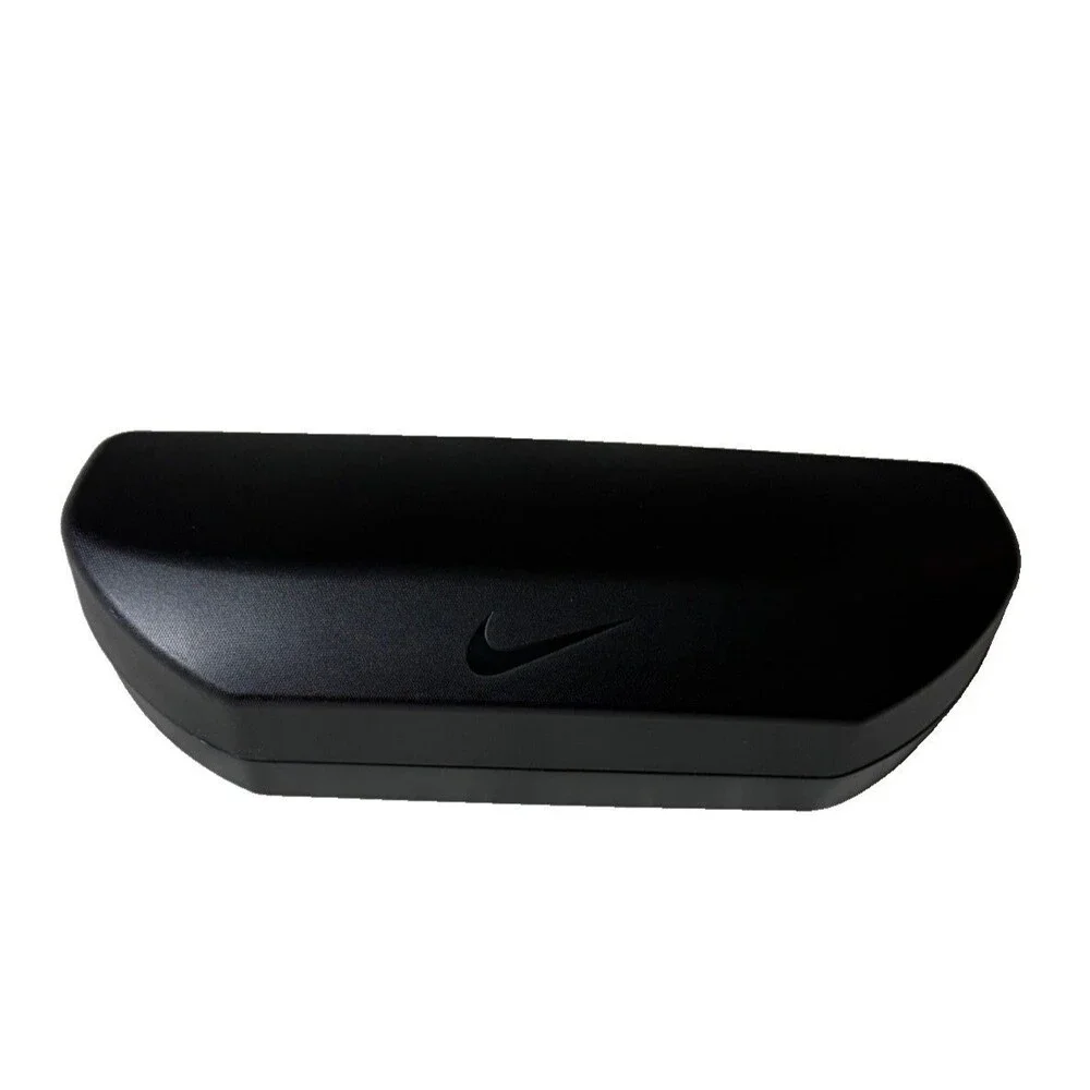 Nike Vision Black Hard Shell Eyeglasses Sunglasses Case Swoosh Logo New